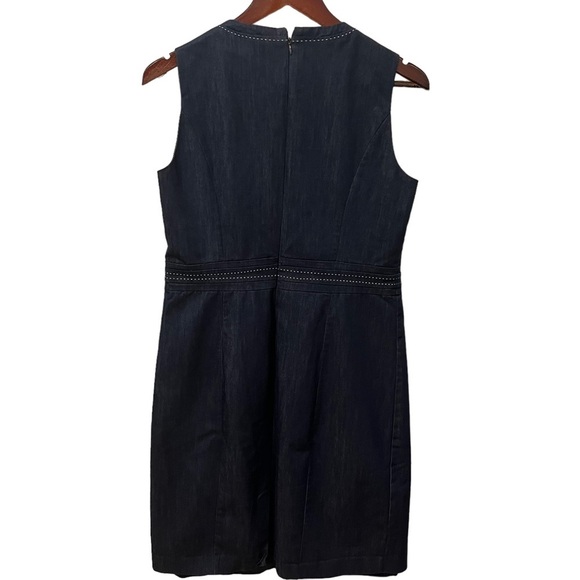 Cleo blue sleeveless zipper back dress size 10 - Picture 2 of 10